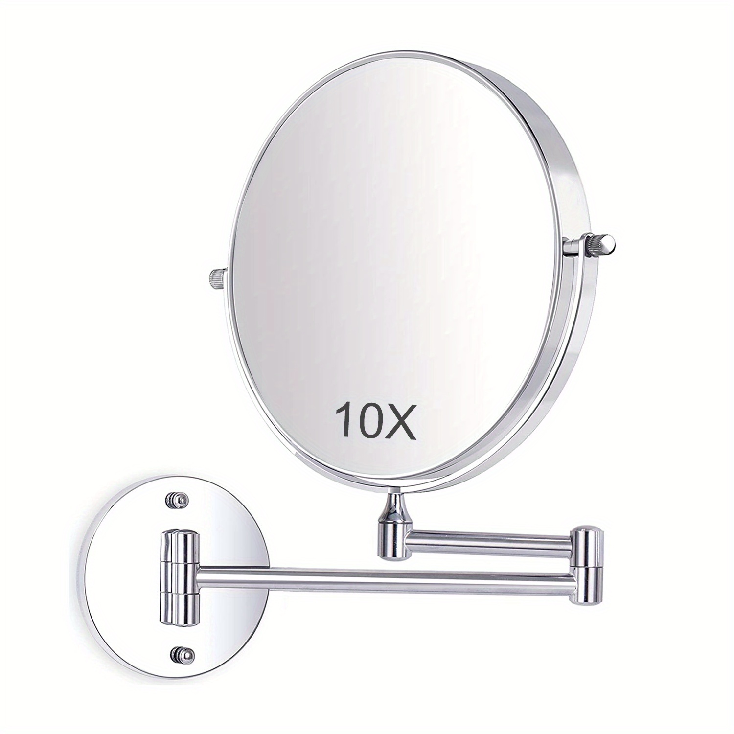  Espejo compacto de aumento para monederos, aumento 1x/10x,  espejo de maquillaje de viaje de doble cara, espejo de bolsillo pequeño de  4 pulgadas o espejo de bolso. Espejos compactos portátiles 