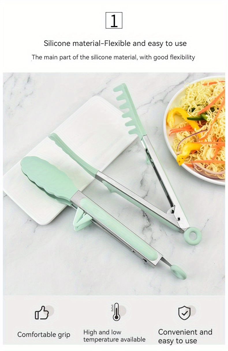 Silicone Flexible Tongs