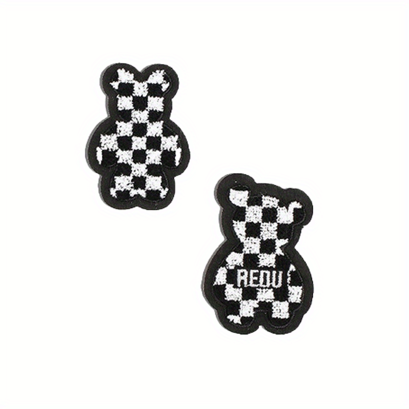Bear Pattern Iron On Patches For Men, Sew On Embroidered Applique Repair  Patch, Diy Crafts Projects For Clothing Jacket Jeans Pants Dress Backpack  Hat, Decorations Gifts - Temu Spain