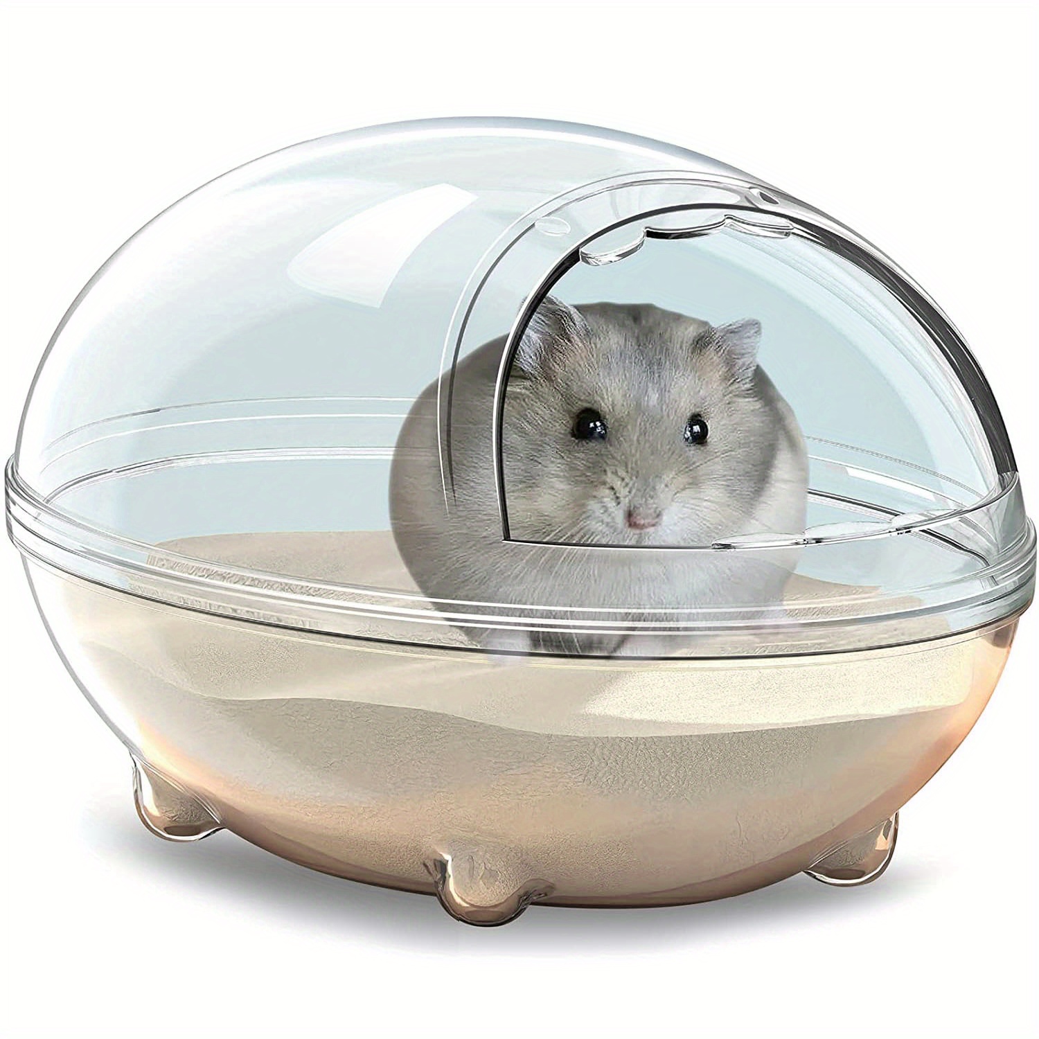 thumbnail image 2 of Walbest Small Animals Bathroom, Sand Bath Container, Pet Bathroom For Dwarf Hamster Mouse Chinchilla Rat Gerbil 2 of 11