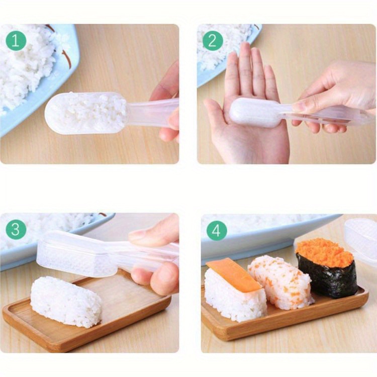 1pc   rice ball sushi mold   plastic   maker for   ideal for bento boxes homemade   sushi making kit details 2