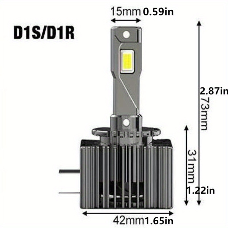 ESSGOO D3S LED Car Light Canbus D1S led Plug and Play Headlight Bulb Turbo  Lamp D2S D4S D8S Auto 6500K 15200LM 70W Headlamp