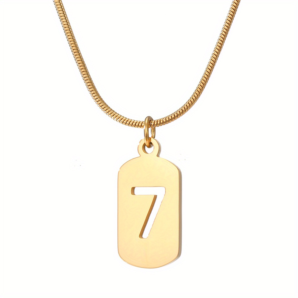 Attachment Necklace in Yellow Gold and Stainless Steel