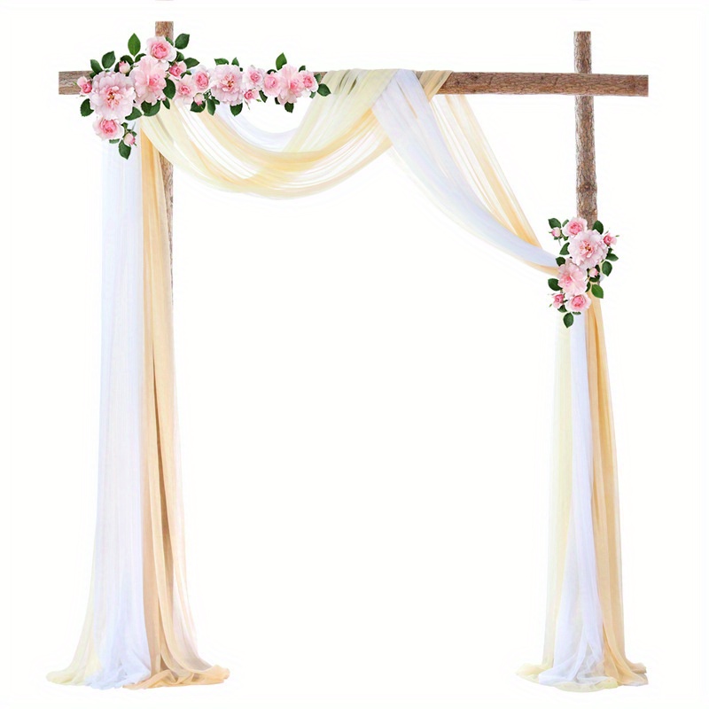 Umllpet Arche Mariage Tulle, 70*550cmTenture Arche Mariage