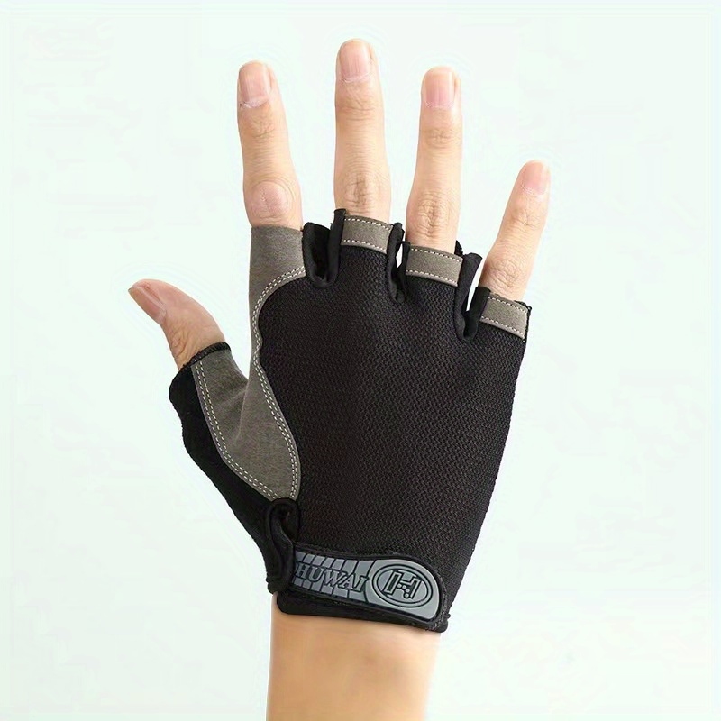 Non slip Fingerless Gloves Outdoor Sports Fitness - Temu