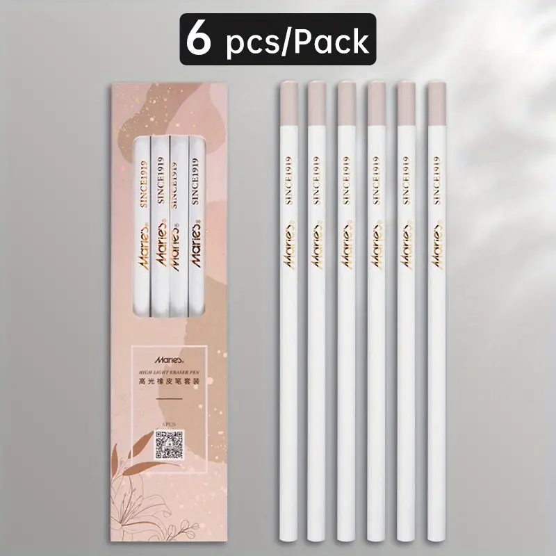 Marie's Eraser Pencils Set perfect For Erasing Small Details - Temu