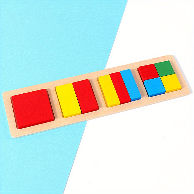 Montessori lógica puzzlezs cor forma brinquedos geométrico tangram sombra  combinando pensando jogos matemática brinquedos educativos para