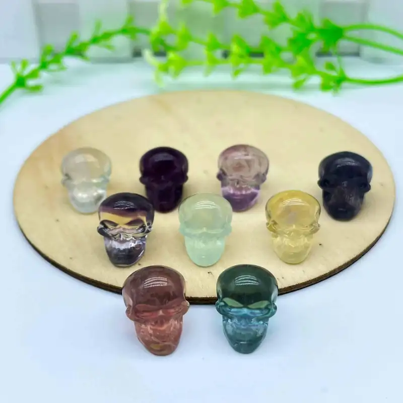 Random material Natural Crystal Skull Hand - Temu Australia