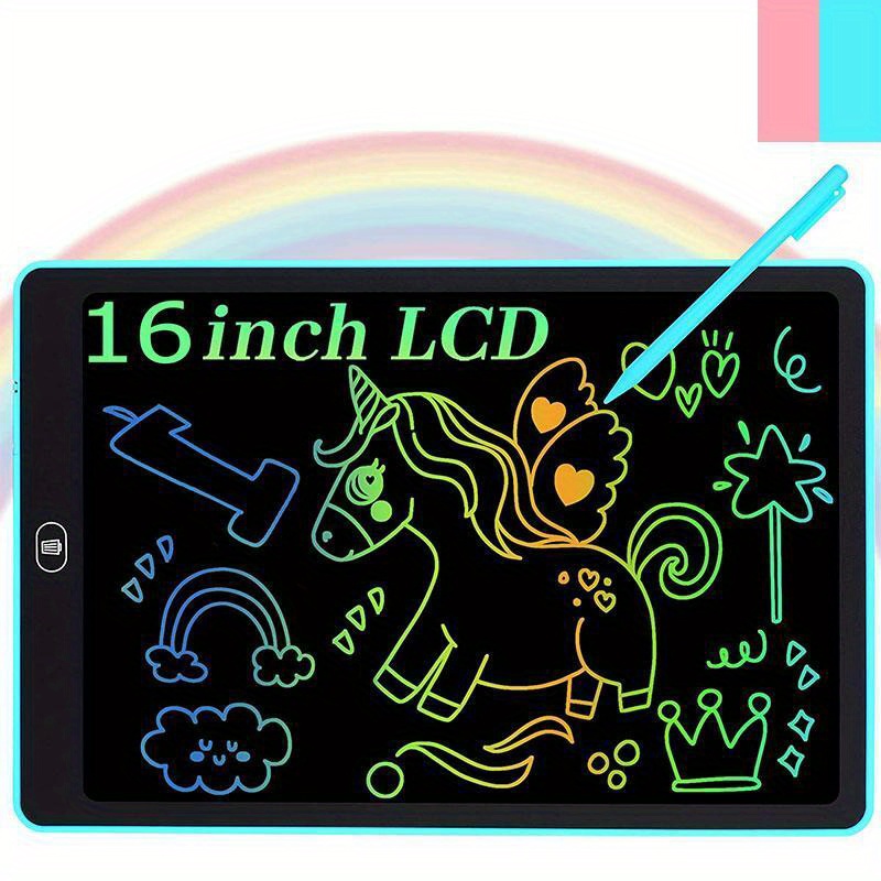 12/16inch Children's Digital Notebook LCD Drawing Tablet Toys Kids Drawing  Board Writing Pad Magic Blackboard Educational Toys