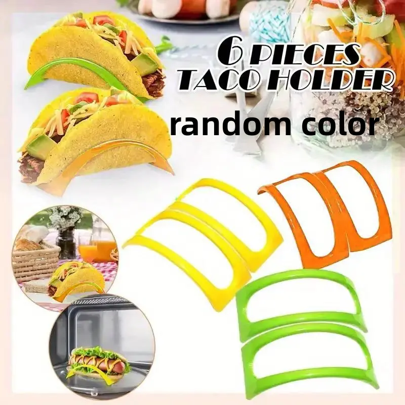 3/6pcs, Mexican Muffin Bracket, Taco Pancake Rack, Taco Holder, Kitchen  Food Grade Corn Roll Rack, Taco Holder Kitchen Stuff Kitchen Accessories  Suit