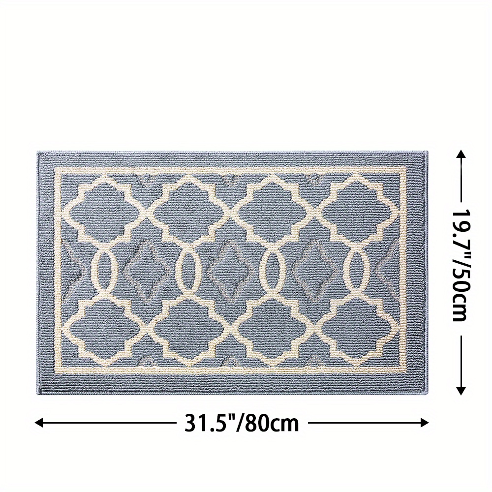 Alfombra semicircular para puerta de entrada, alfombra de baño,  antideslizante, absorción de agua, lindas alfombras de baño con estampado  de animales, alfombra de ducha, encantadora alfombra para YONGSHENG  8390613739933