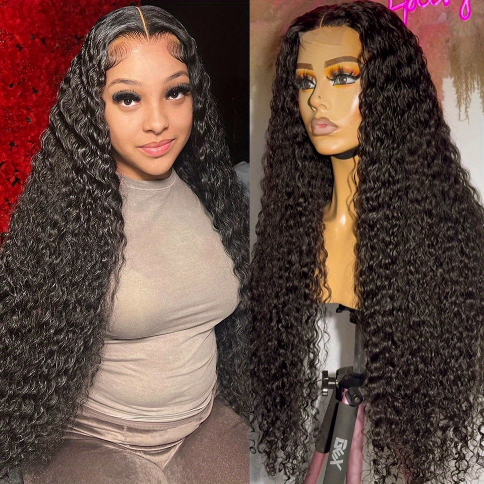 4 4 Lace Front Human Hair Wig Deep Wave 4x4 Lace Closure Wig Lace Wig Deep Curly Human Hair Wigs For Black Women With Baby Hair