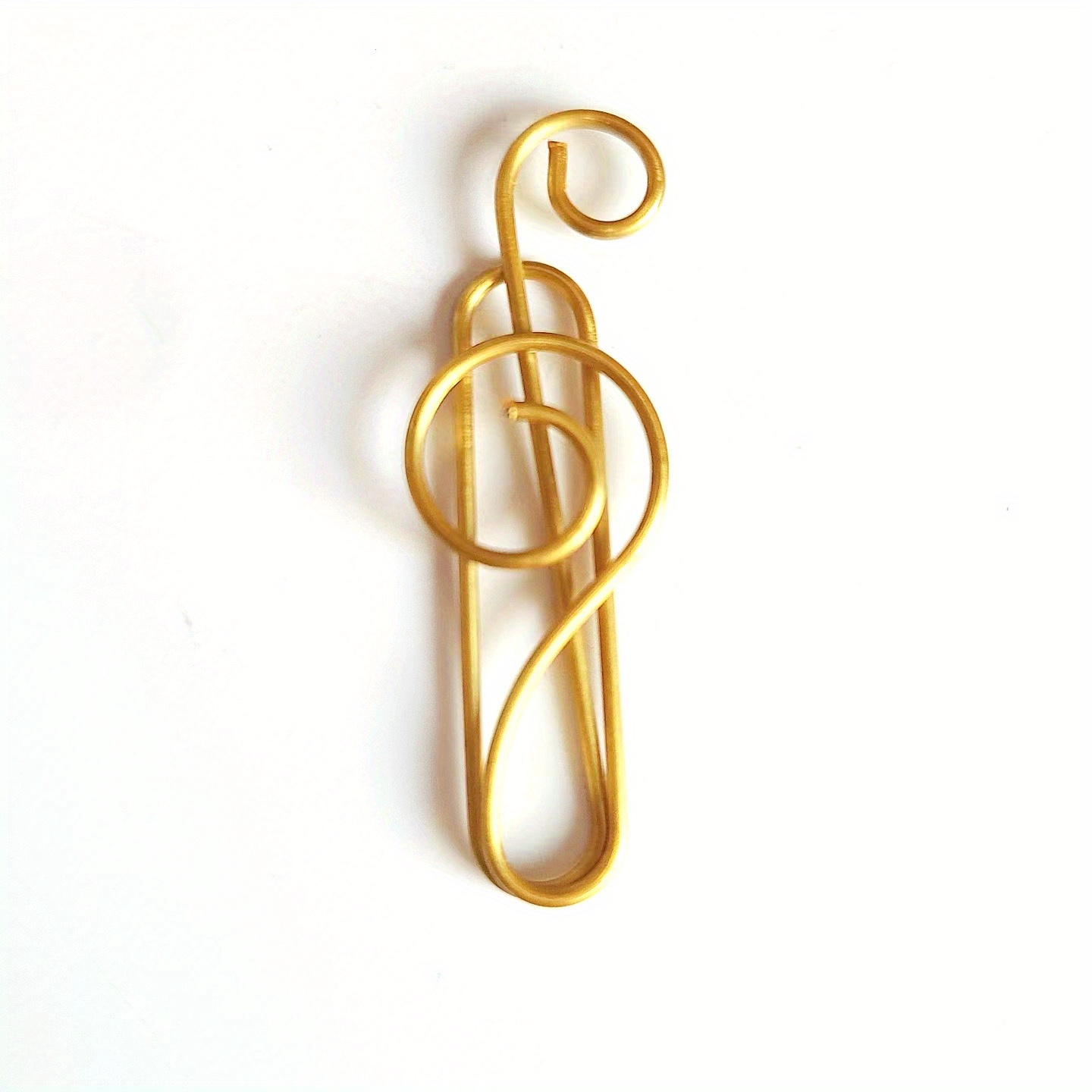 10pcs Musical Note Shape Paper Clips For Music Enthusiast Teacher