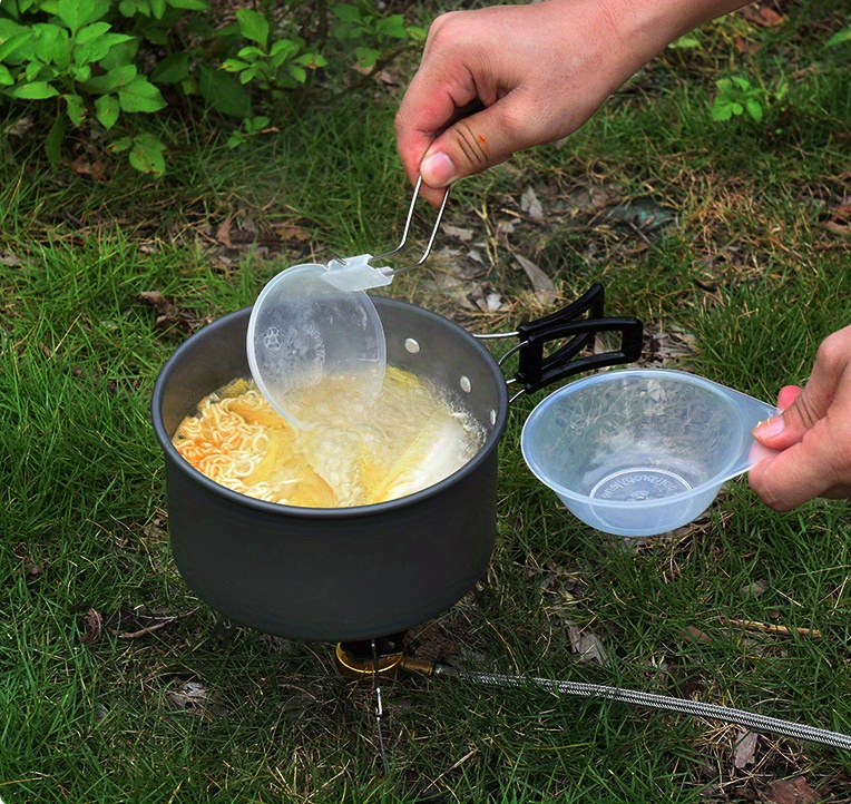 Set Pentole Campeggio, Kit Stoviglie Portatile In Alluminio Padella,  Ciotola, Bollitore E Pentola Escursioni, Barbecue E Picnic - Sport E Tempo  Libero - Temu Italy