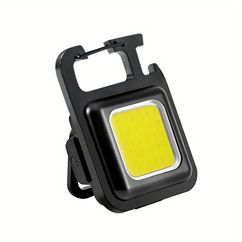 Mini Linterna Llavero Cob Potente Recargable