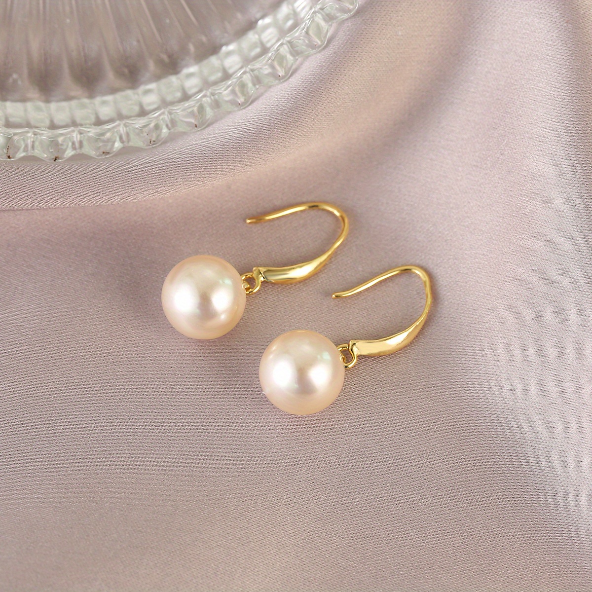 Classic Pink Pearl Studs - The Pearl Girls
