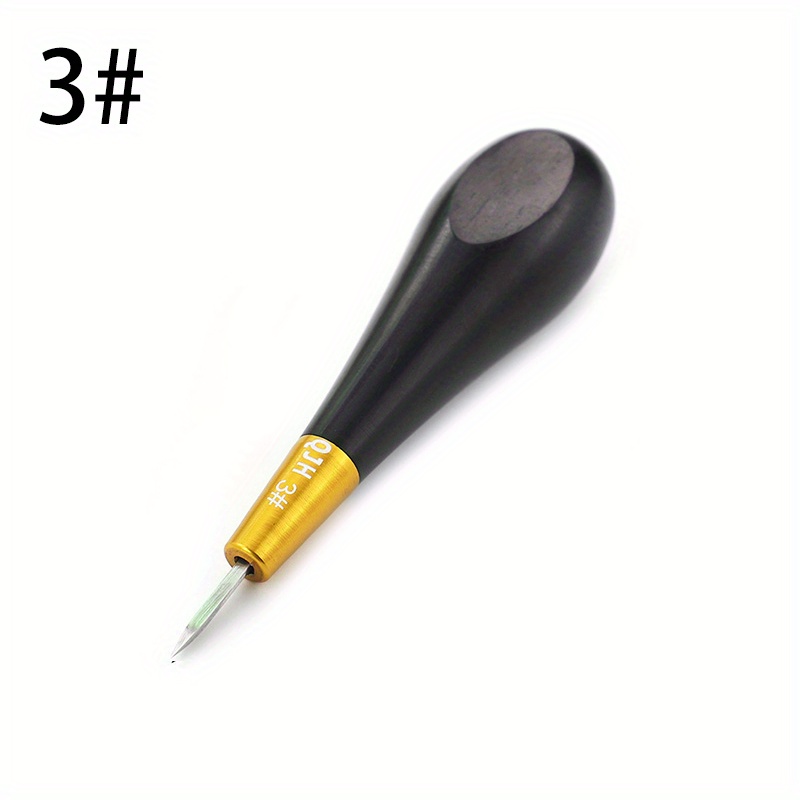 Leather Stitching Awl Professional Easy To Grip Rhombus Awl - Temu