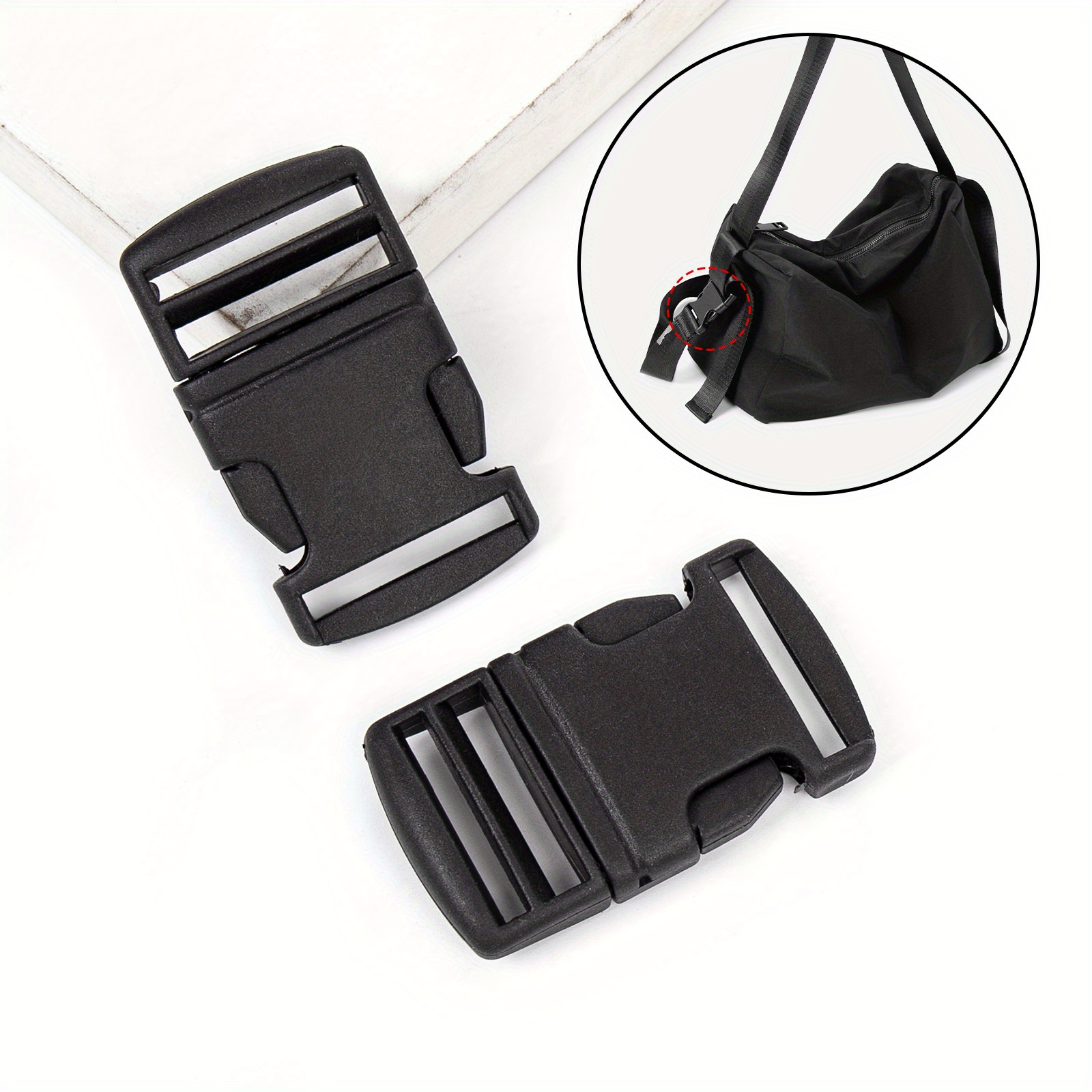 10Pcs Side Release Buckle Belt Buckles Replacement For Backpack