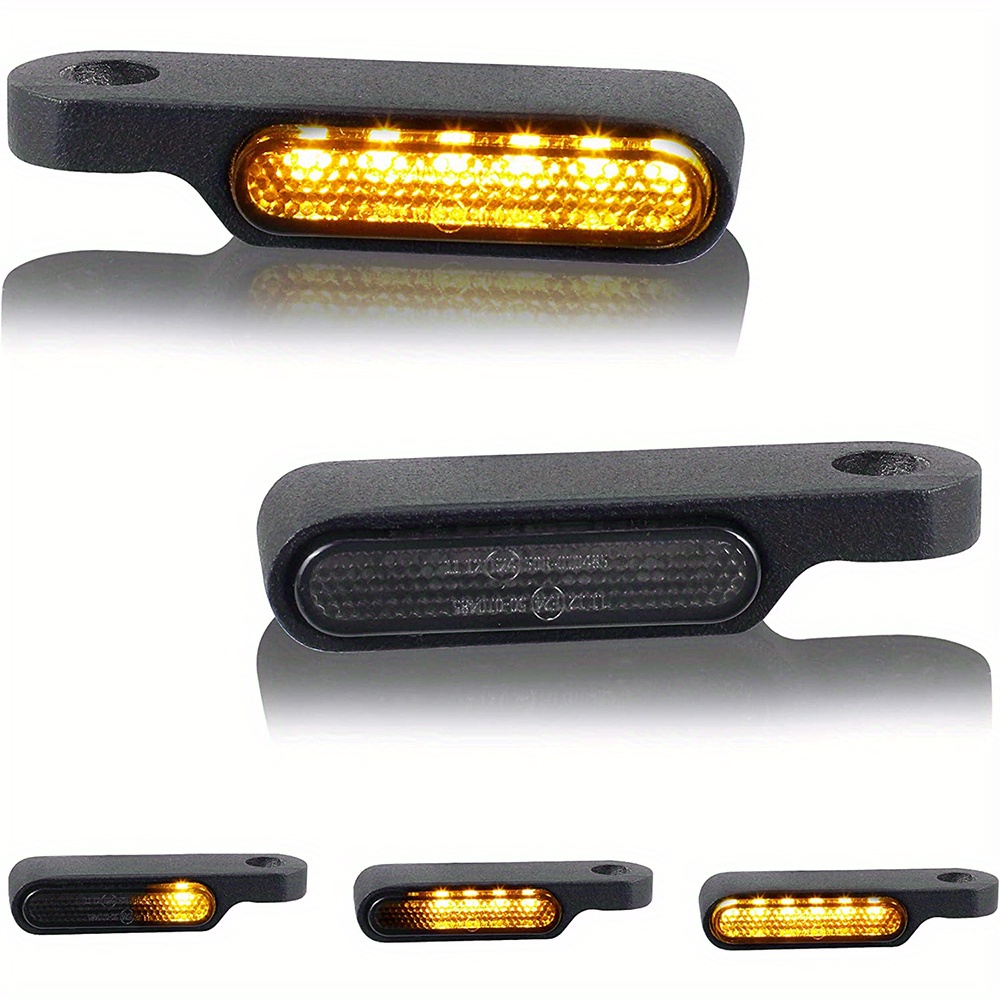 Motorcycle Turn Signals Sequential Front Led Amber Lights 2 - Temu
