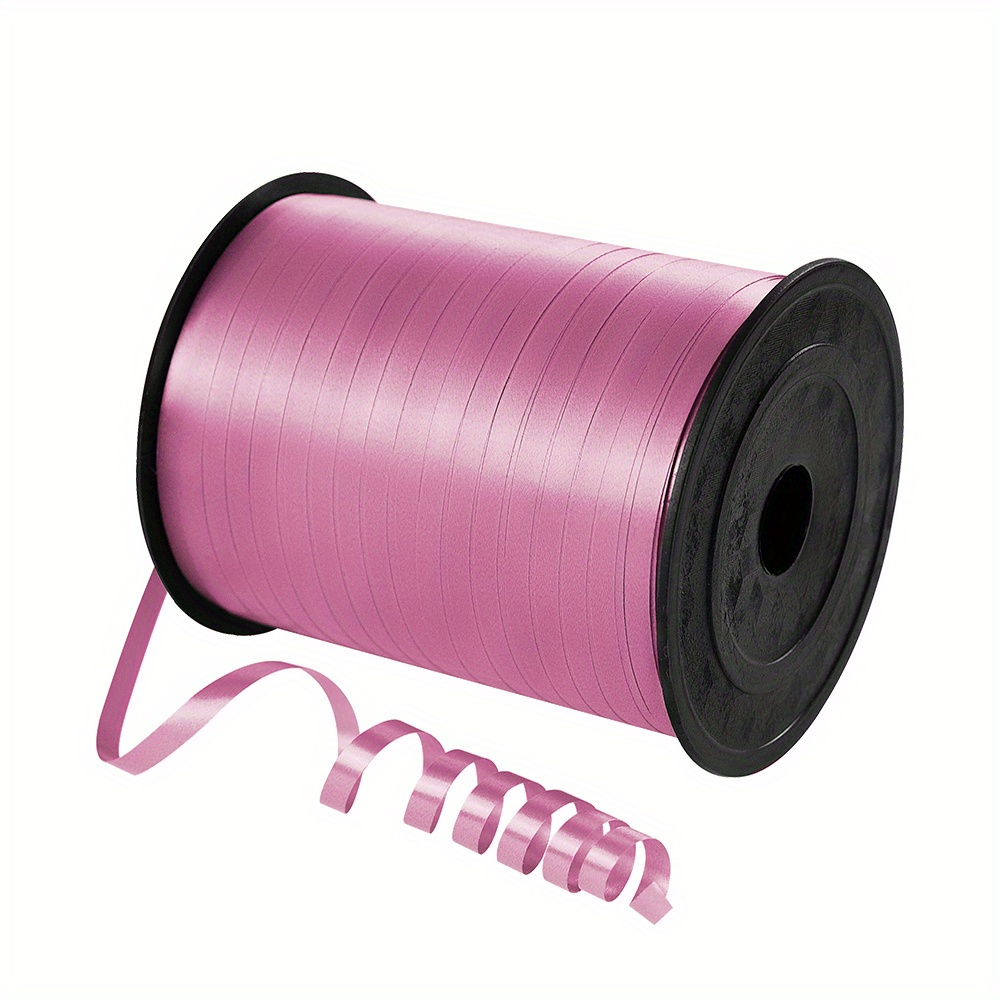 PartyWoo Hot Pink Ribbon, 500 Yard Curling Ribbon for Crafts, Iridesce