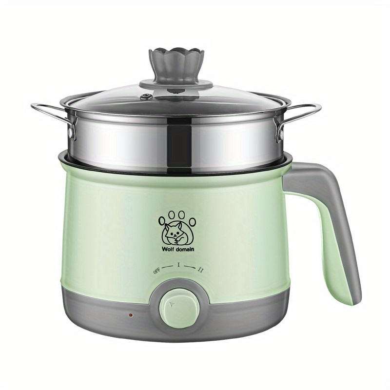 Electric Cooking Pot, Intelligent Timed Operation, Small Electric Pot,  Multifunctional Household Electric Steamer,for 2 -3 Persons 