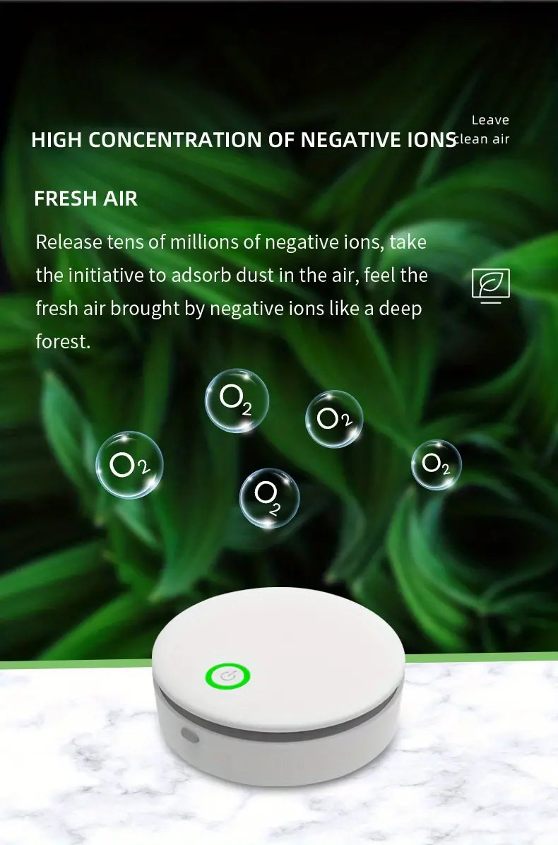 1pc usb mini air humidifiers with ozone anion air purifier perfect for home office car travel and hotel white and pink details 2