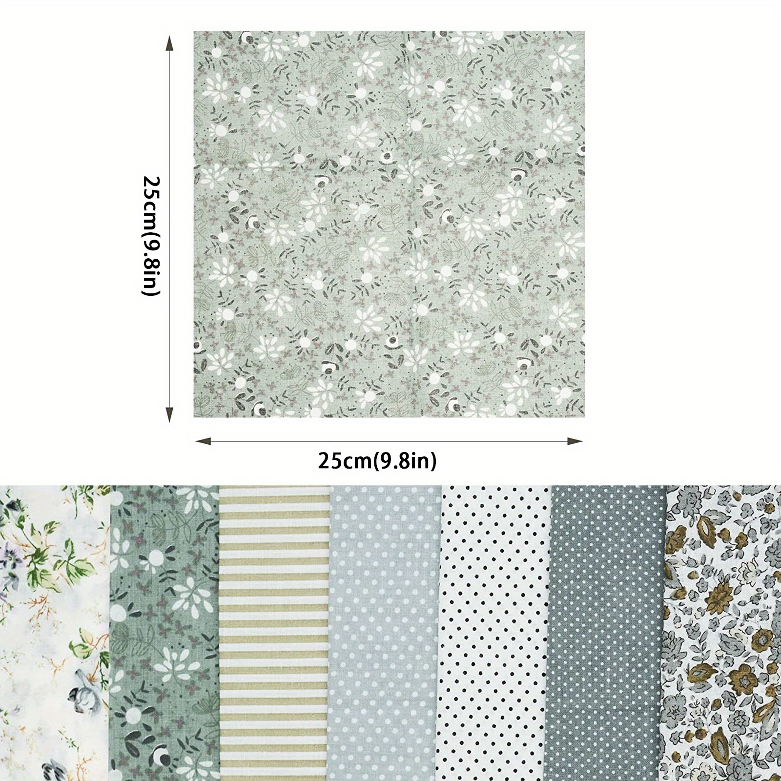 Cotton Quilted Fabric For Diy Sewing Scrapbooking Quilting - Temu