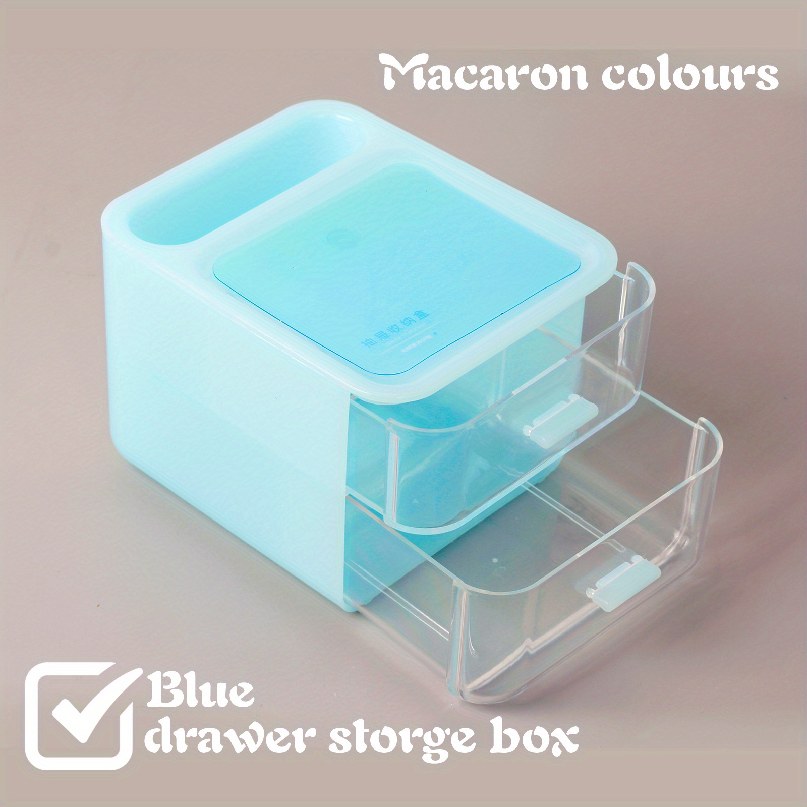 Creative Mini Storage Box Colorful Rectangular Plastic - Temu