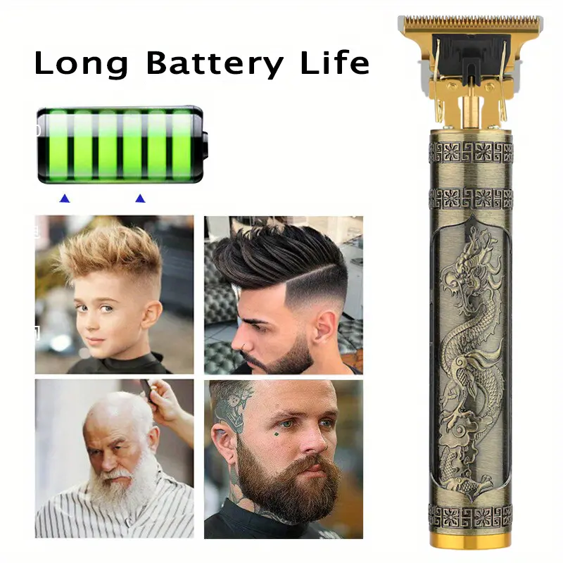 zinc alloy hair trimmer electric hair clipper hair shaver with large capacity battery hair cutting machine hair care and styling details 5