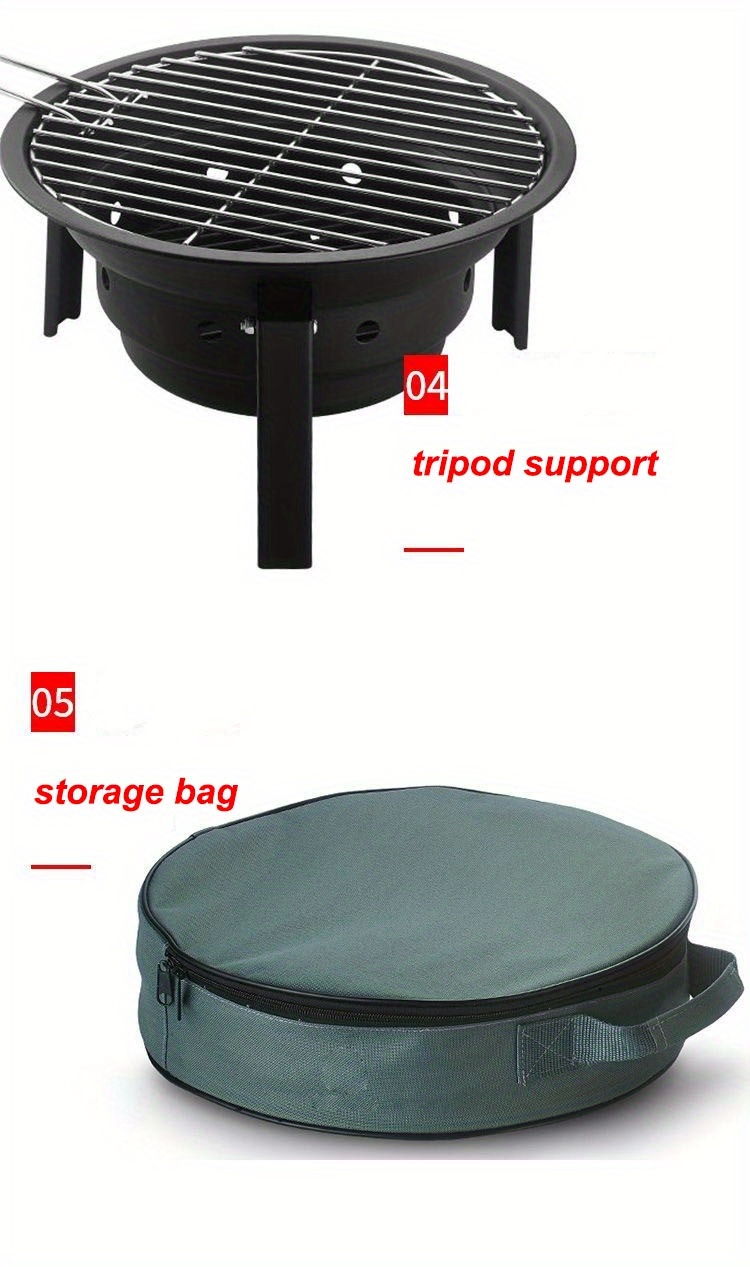 Portable Charcoal Grill For Family Entertainment Portable Barbecue