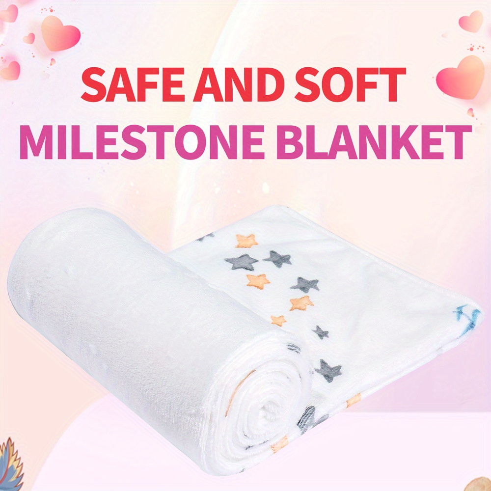 baby photo blanket baby milestone blanket newborn   commemorative photography background cloth infant multifunctional blanket baby growth commemorative background blanket photography props details 0