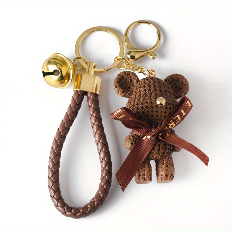 1pc Cute Keychain Gift Bow Tie Bear Keychain For Men And Women Fit For Car  Keys Id Badges Card Wallet - Jewelry & Accessories - Temu France