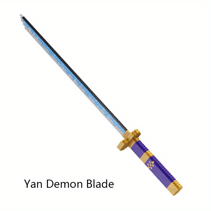 Cosplay Anime Swords Building Blocks Model Toy,Kyojuro Rengoku Sword with  Sca... | eBay