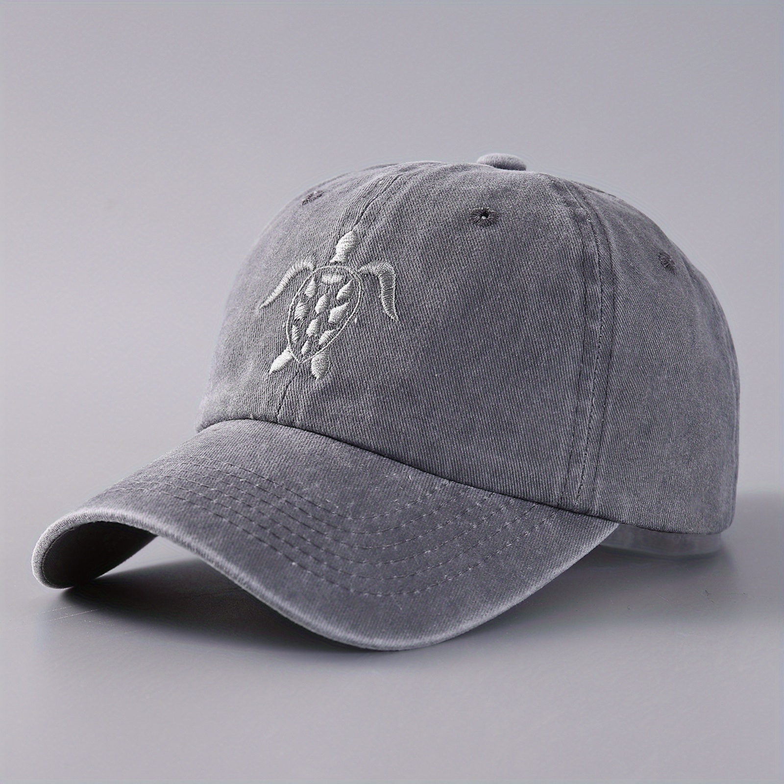 Soft Top Denim Baseball Mens Vintage Washed One Will Fly Turtle Cool Curved  Brim Peaked Ideal Choice For Gifts - Jewelry & Accessories - Temu