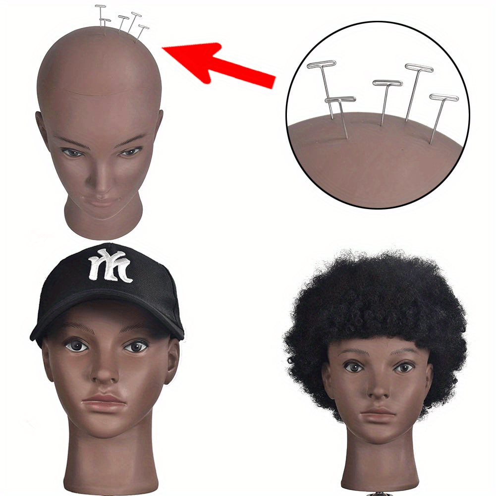 Afro Cosmetology Mannequin Head Perfect Wig Making Display ! Temu New