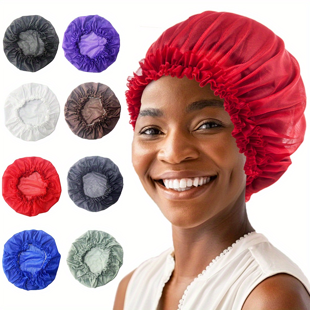 Reusable Satin Bonnet Sleeping Adjustable Hair Care Wrap - Temu United ...