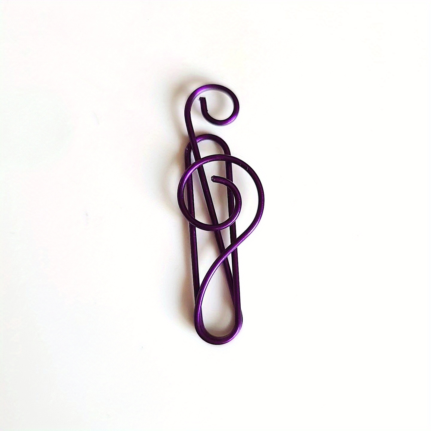 10pcs Musical Note Shape Paper Clips For Music Enthusiast Teacher