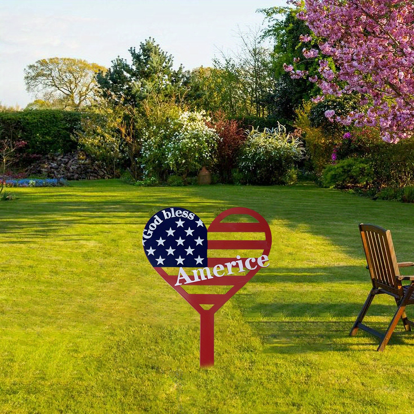 4 Sonnenblumen Gartenpfähle Metall - 36cm Beetstecker Für Draußen