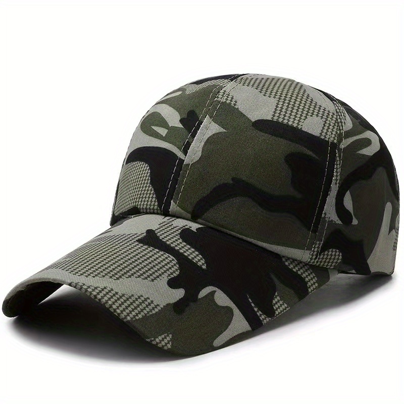 Polyester Knitting Sports Baseball Cap Camouflage Sun Hat Climbing