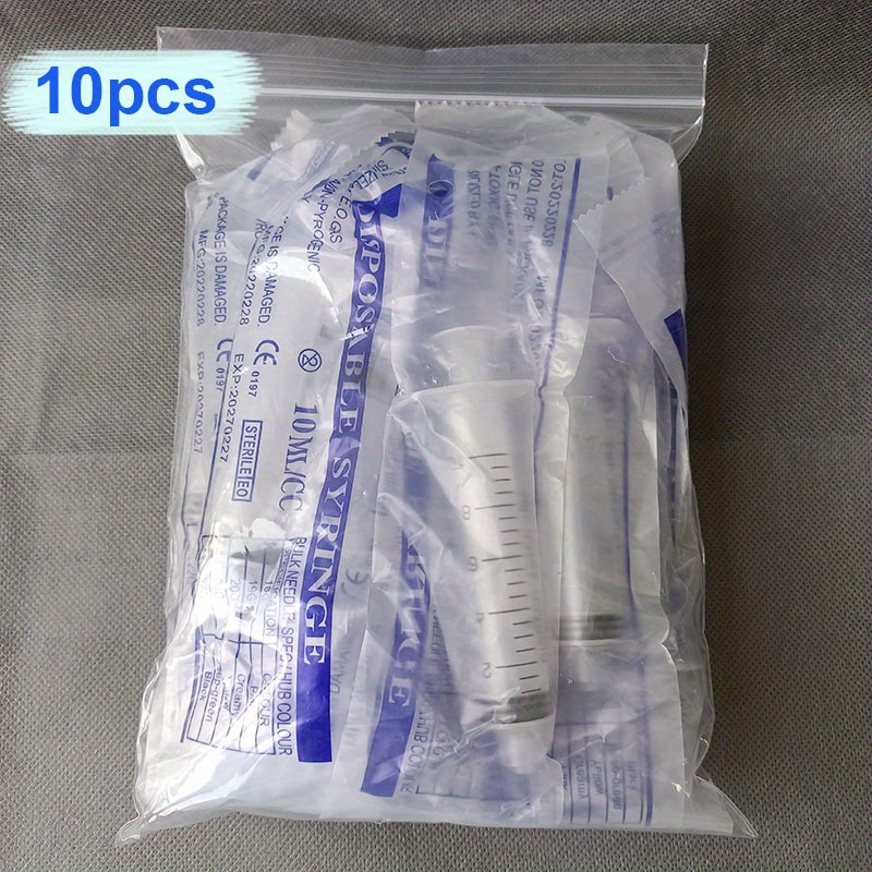 10 Pezzi 10ml/20ml/30ml/60ml Siringa In Plastica Strumenti - Temu Italy