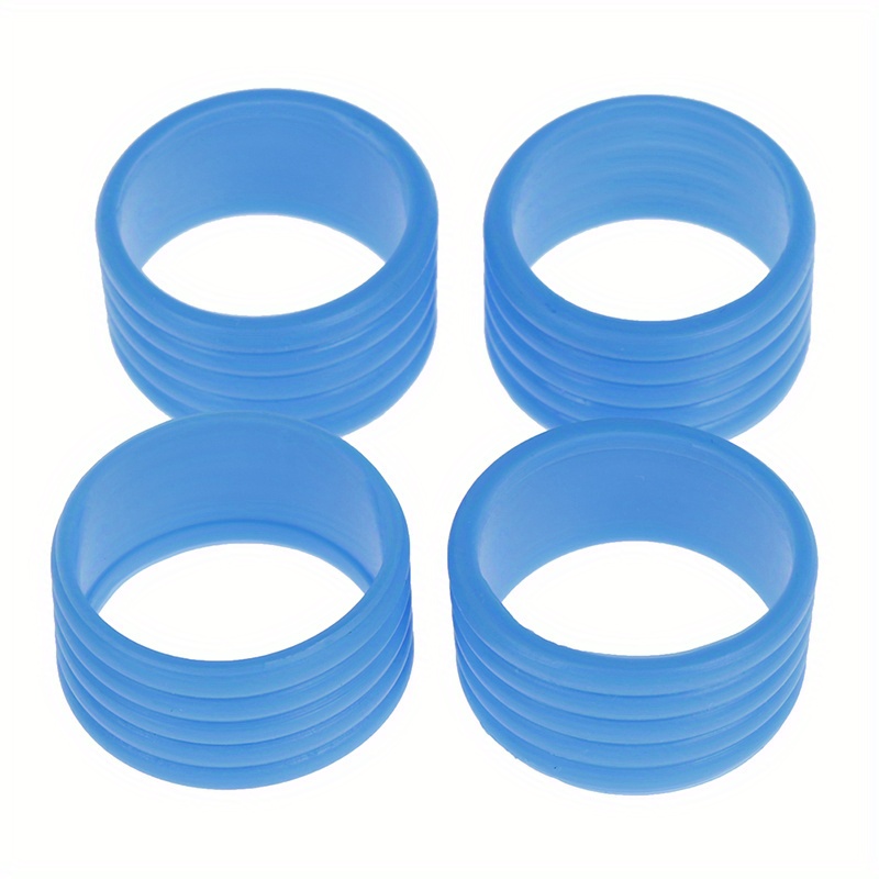 4pcs Tennis Racket Rubber Ring Grips - Stretchable Rubber Ring