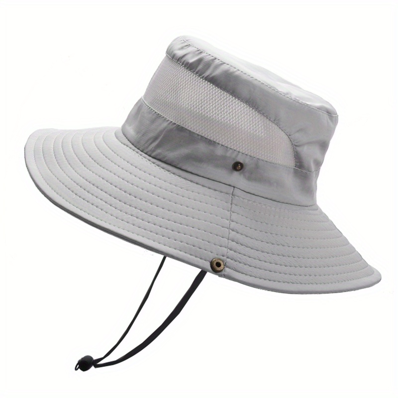 1 Sombrero De Sol Para Hombre Upf 50+, Sombrero De Cubo De Ala