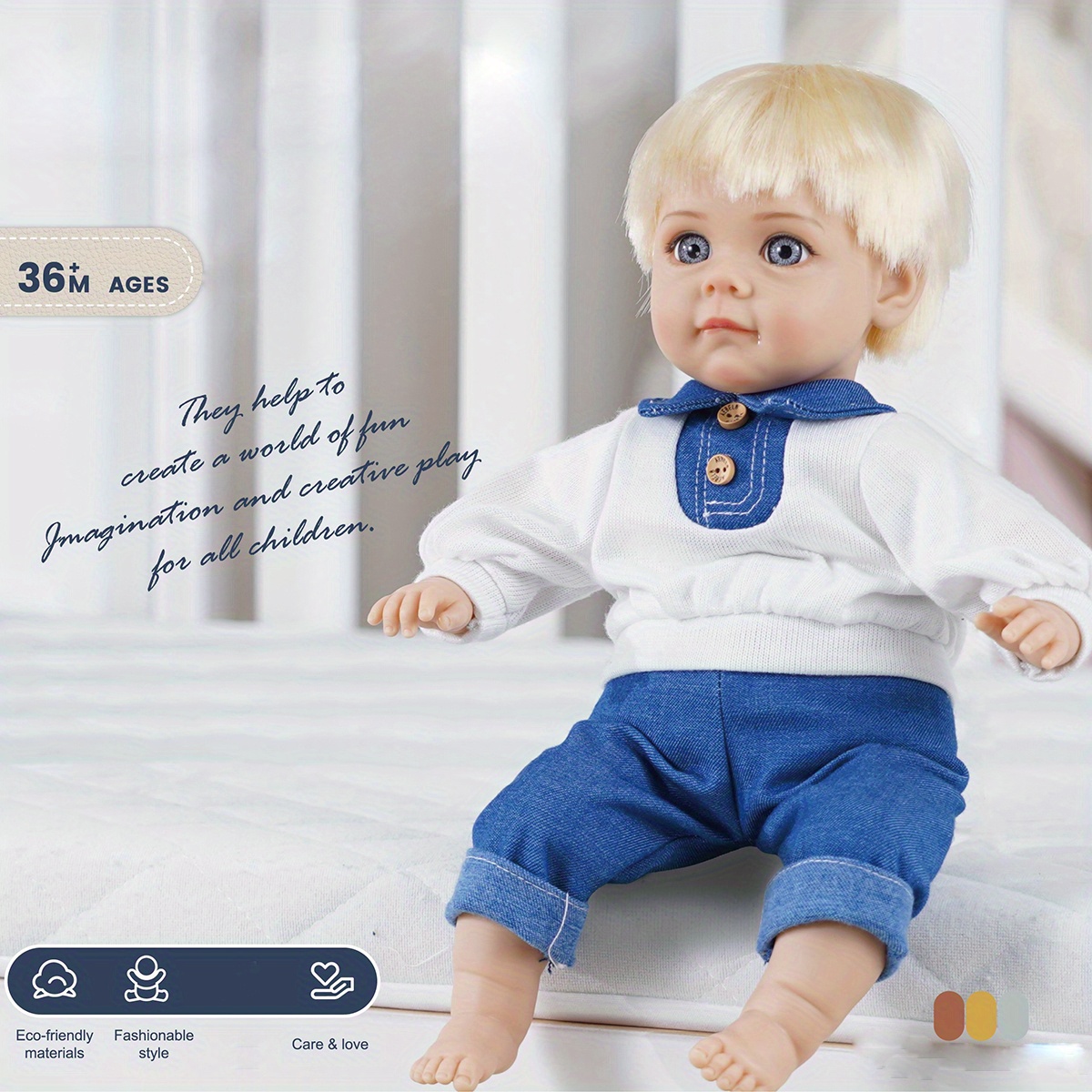 muñeco bebe prematuro realista lloron 14 pulgadas Recien nacido + Extras  accesorios(ropa bebe) perfecto regalo