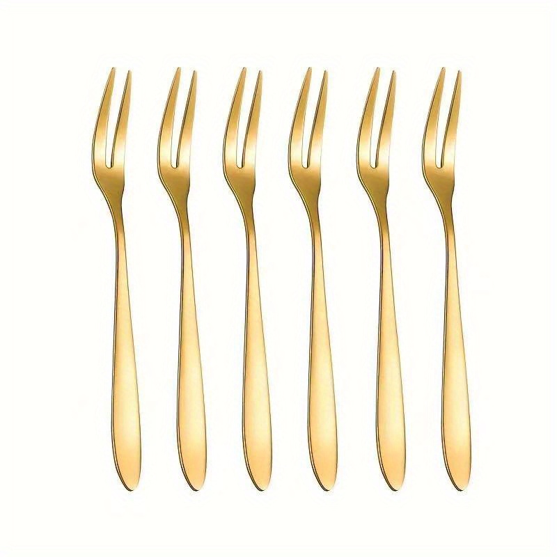 Stainless Steel Fruit Picks Salad Forks Reusable Multifunctional Forks