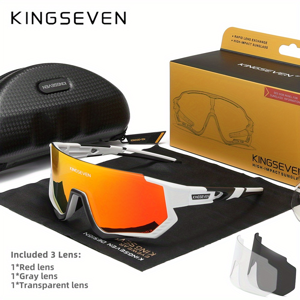 Cycling Sunglasses, Polarized Goggles, Uv400, Driving Fishing Sun Glasses for Men, 3 Lens Pit Vipers Sunglasses,Y2k,Eyeglasses,Shady Rays,Temu,Temu