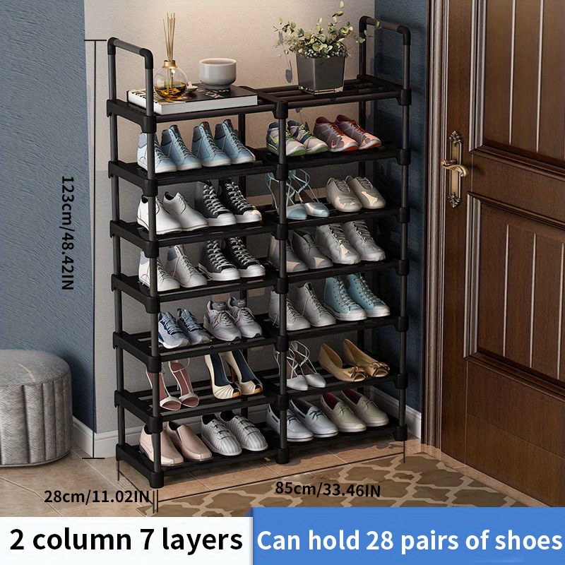 Large Shoe Rack Organizer Storage, 9 Tier Tall Shoes for Entryway Closet,  60 Pair Shelf Stand, Big Black Metal Free Standing Cabinet Tower Bedroom  Cloakroom Hallway