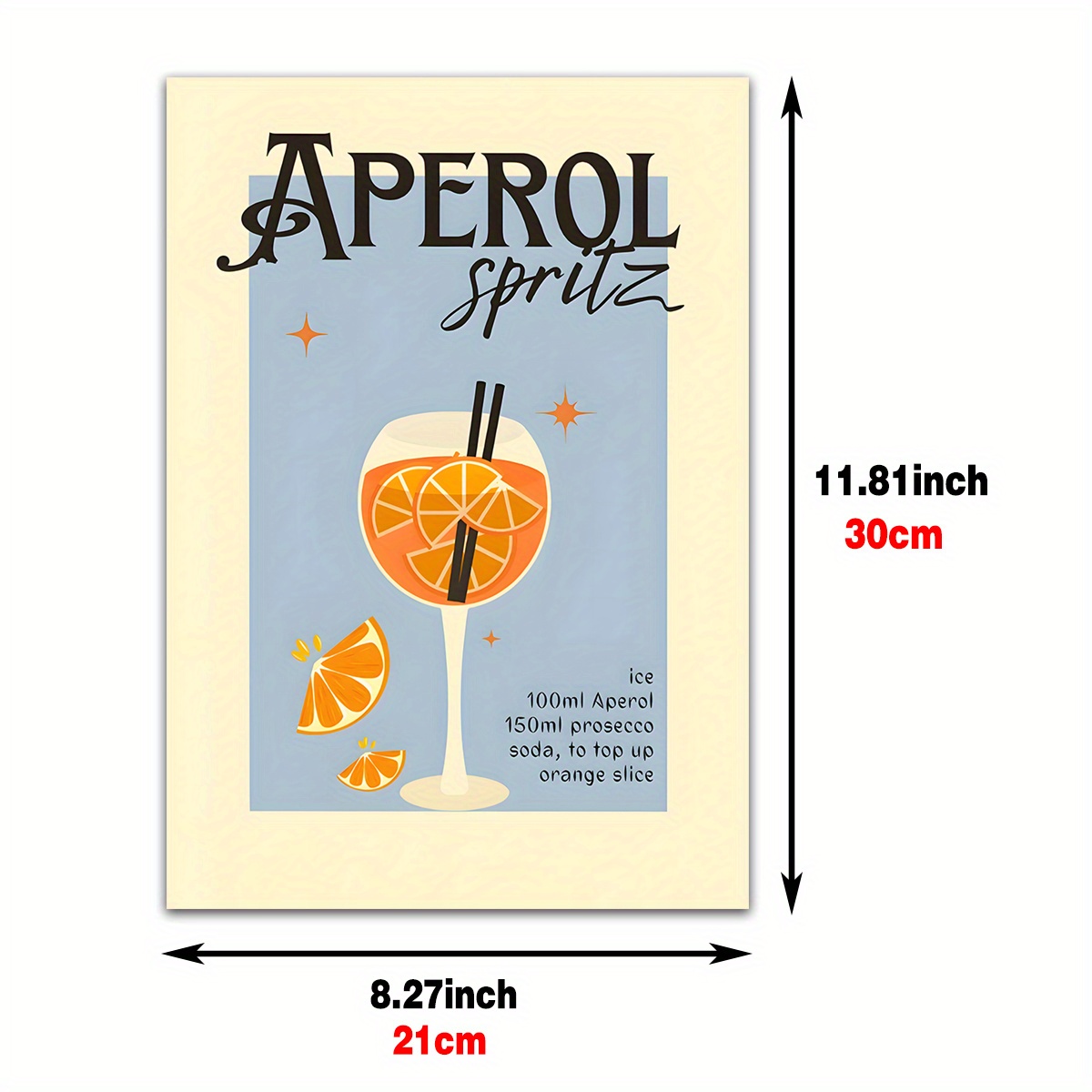 Aperol Spritz Poster - Cocktail Aperol 