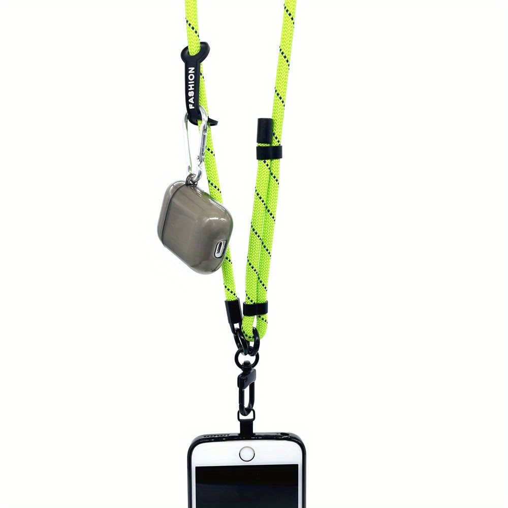 Sidaley Cordón de teléfono móvil Universal ajustable desmontable portátil  cuerda para colgar en el cuello con gancho accesorio de correa de Teléfono  y Comunicación tipo 7