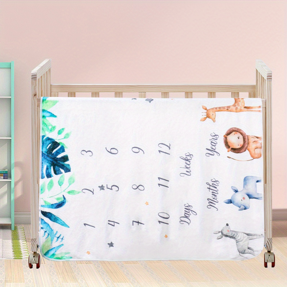 baby photo blanket baby milestone blanket newborn   commemorative photography background cloth infant multifunctional blanket baby growth commemorative background blanket photography props details 2