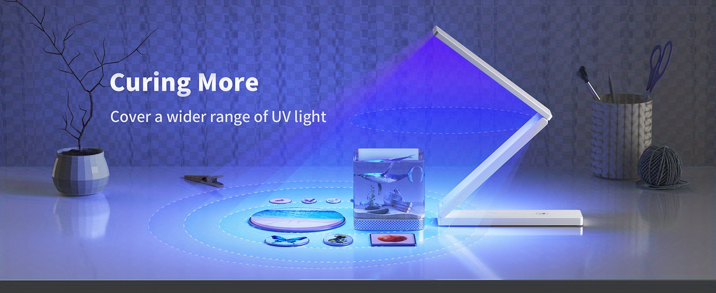 Uv Light For Resin, 54w Uv Resin Light Lamp For Resin Curing
